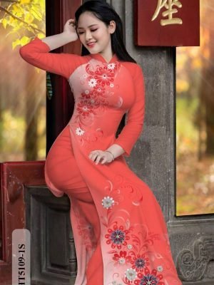 vai ao dai hoa in 3d rat duyen duoc chon nhieu 486269