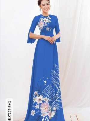 vai ao dai hoa in 3d rat duyen duoc chon nhieu 739178