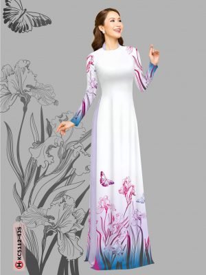 vai ao dai hoa in 3d rat duyen gia tot 07928