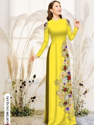 vai ao dai hoa in 3d rat re dang hot 42821