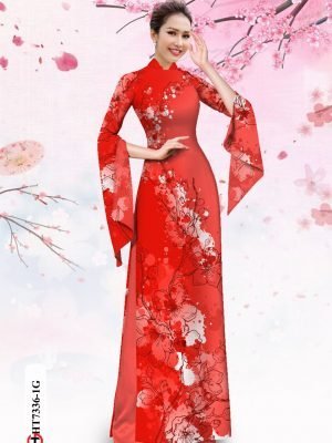 vai ao dai hoa in 3d rat re long lanh 8297