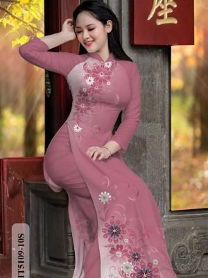 vai ao dai hoa in 3d re dang hot 08688