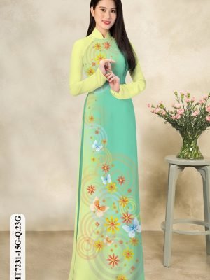 vai ao dai hoa in 3d re dang hot 145763