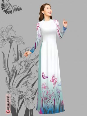 vai ao dai hoa in 3d re doc dao 079196