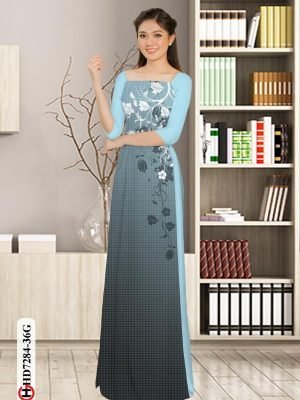 vai ao dai hoa in 3d re doc dao 40073