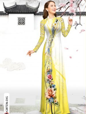 vai ao dai hoa in 3d shop my my cuc hot 10051