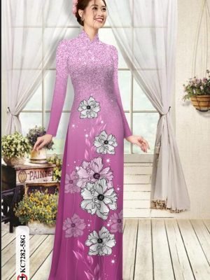 vai ao dai hoa in 3d shop my my cuc hot 1060174