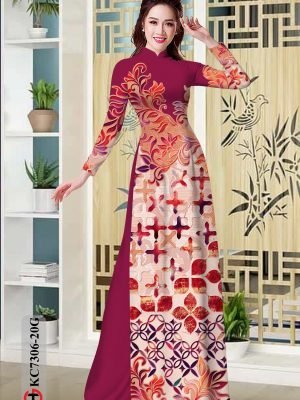 vai ao dai hoa in 3d shop my my gia tot 1790110