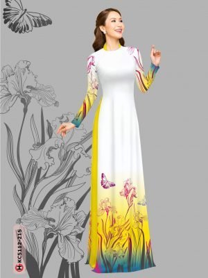 vai ao dai hoa in 3d shop mymy cuc hot 87927