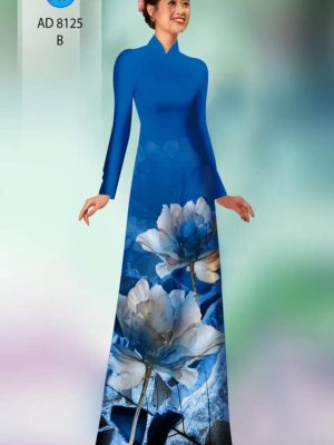 vai ao dai hoa in 3d shop mymy gia tot 100764