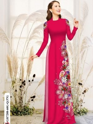 vai ao dai hoa in 3d shop mymy thanh lich 82826