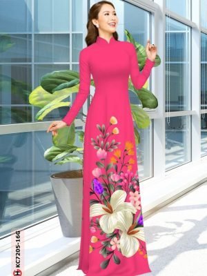 vai ao dai hoa in 3d ton dang ngoc cuc hot 137943