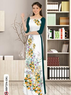 vai ao dai hoa in 3d ton dang ngoc cuc hot 15557