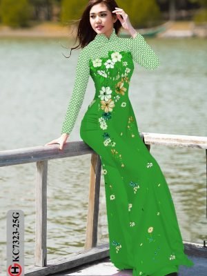 vai ao dai hoa in 3d ton dang ngoc da dang 25572