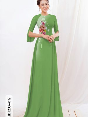 vai ao dai hoa in 3d ton dang ngoc duoc chon nhieu 575119