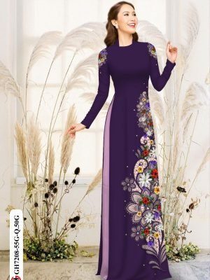 vai ao dai hoa in 3d ton dang ngoc long lanh 728282