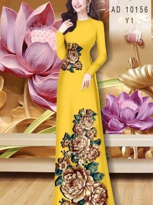 vai ao dai hoa in 3d ton dang ngoc phong cach 1522147