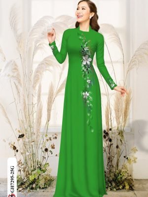 vai ao dai hoa in 3d ton dang ngoc phong cach 39277