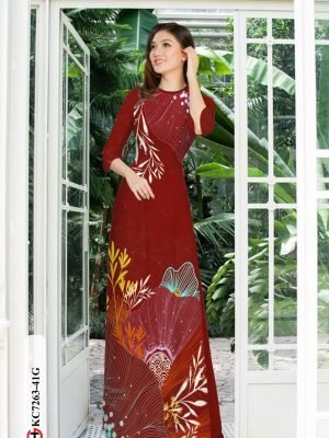 vai ao dai hoa in 3d ton dang ngoc thuot tha 57034