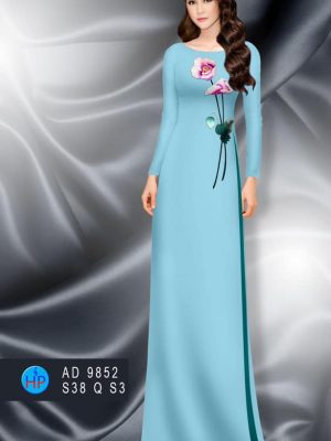 vai ao dai hoa in 3d truyen thong cuc dep 20011