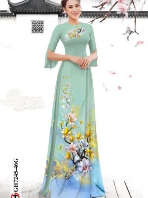 vai ao dai hoa in 3d truyen thong dang hot 119373