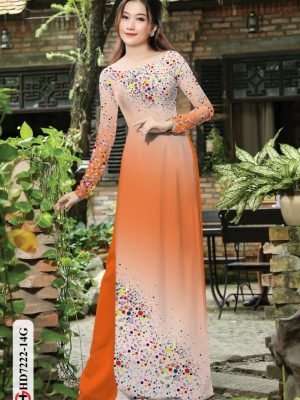 vai ao dai hoa in 3d truyen thong rat dep 1166118