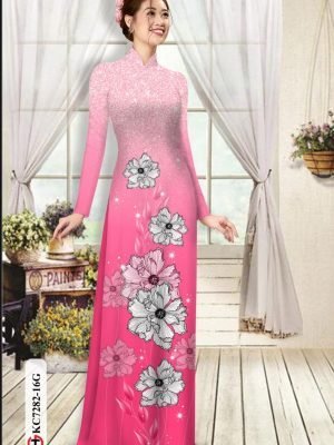 vai ao dai hoa in 3d truyen thong rat dep 1960127