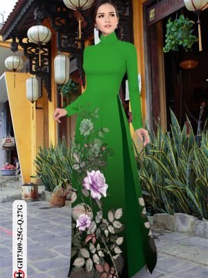 vai ao dai hoa in 3d vai ao dai my my dam tham 1094123