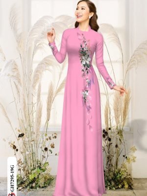 vai ao dai hoa in 3d vai ao dai my my mau moi 1292158