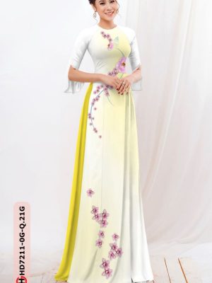 vai ao dai hoa in 3d vai ao dai my my thuot tha 007247