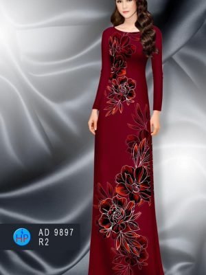 vai ao dai hoa in 3d vai ao dai my my vua ra 986276