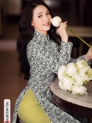 vai ao dai hoa nhi co truyen dep 445114