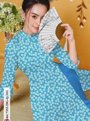 vai ao dai hoa nhi dang ngoc cuc hot 111456