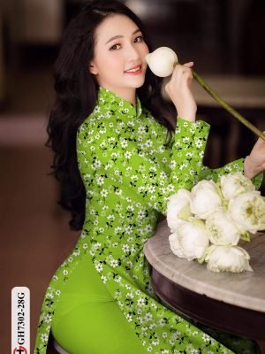 vai ao dai hoa nhi duyen dang long lanh 867291