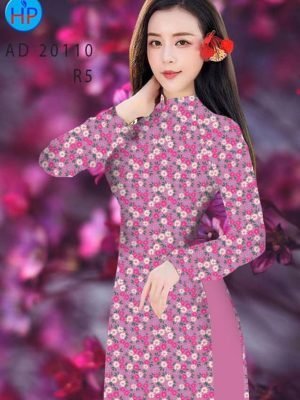 vai ao dai hoa nhi gia re thanh lich 133542