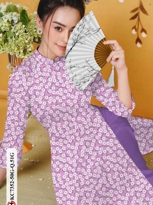 vai ao dai hoa nhi ton dang ngoc mau moi 114137