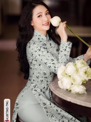 vai ao dai hoa nhi truyen thong gia tot 667225