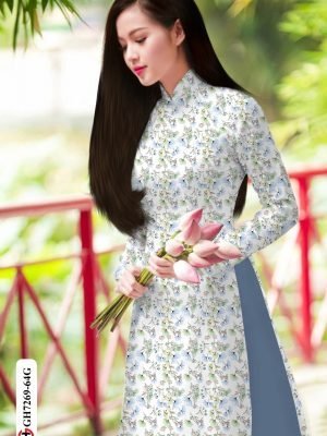 vai ao dai hoa nhi truyen thong phong cach 116469