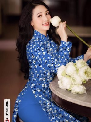 vai ao dai hoa nhi truyen thong thuot tha 2067164