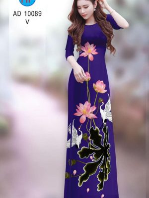 vai ao dai hoa sen rat re vua ra 12747