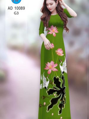 vai ao dai hoa sen shop my my dam tham 192773