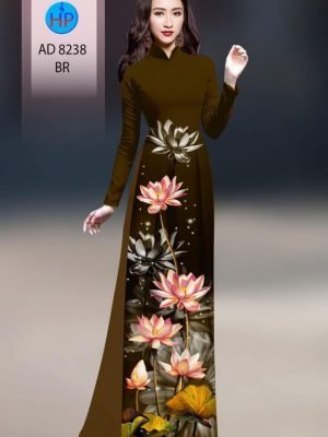 vai ao dai hoa sen truyen thong ua thich 122152