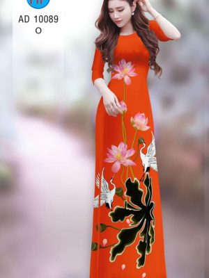 vai ao dai hoa sen truyen thong ua thich 1327265