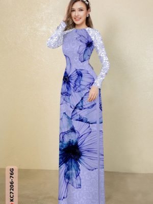 vai ao dai hoa van doc dao duoc tim nhieu 369264