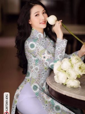 vai ao dai hoa van doc dao phong cach 1037135