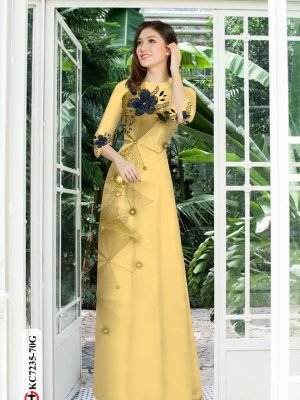 vai ao dai hoa van doc dao rat dep 947229