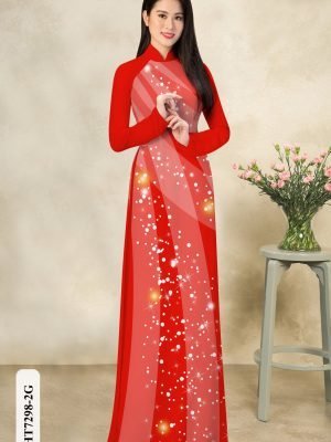 vai ao dai hoa van duyen dang long lanh 1147207