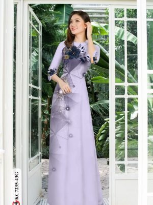 vai ao dai hoa van duyen dang nam nay 94796