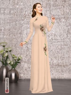 vai ao dai hoa van gia re duoc tim nhieu 77633