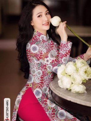 vai ao dai hoa van gia re long lanh 937136